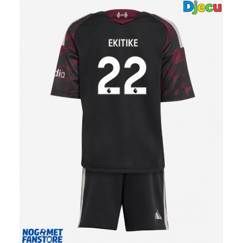 Liverpool Hugo Ekitike #22 Rezervni Dres za djecu 2026-27 Kratak Rukav (+ Kratke hlače)